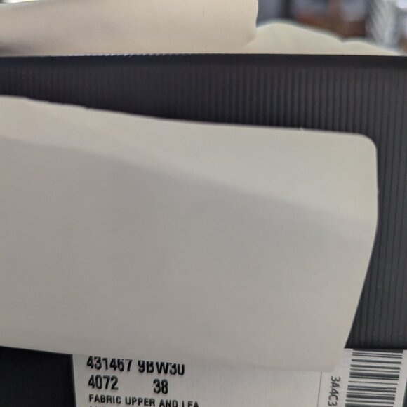 Gucci Jordaan Star Lurex Loafer Blue Glitter Metallic size 38 NEW - Picture 12 of 12